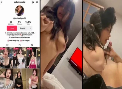 Chủ kênh TikTok lanhxinhyeu06 bị để lộ cảnh nóng trong đoạn phim